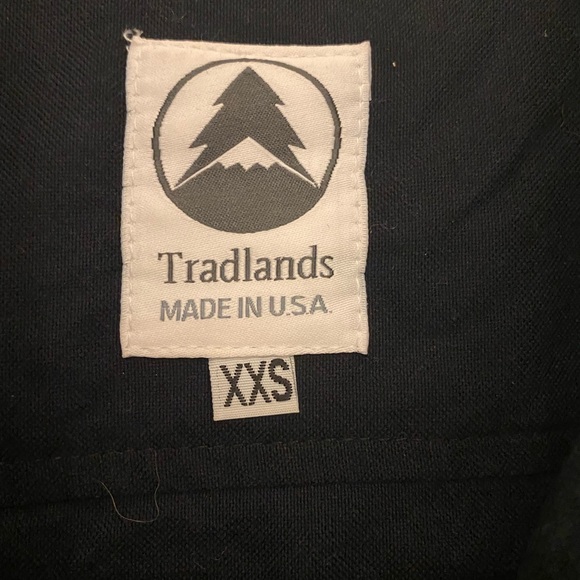 Tradlands Rory Black Button Down Oxford Shirt XXS - Picture 4 of 6